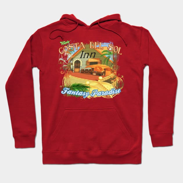 Costa Del Sol Inn Hoodie by Kari Likelikes